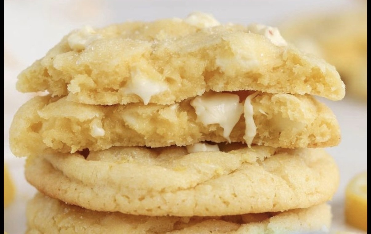 Lemon White Chocolate Cookies